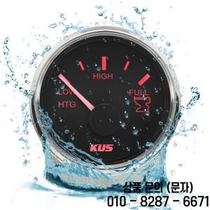 KUS 해양 유지 탱크 레벨 게이지 신호 방수 보트 계량기 블랙 워터 HTG 0 190ohm 52mm