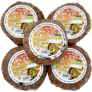아리랑식품 이쁜이표 냄새 없는 안나는 저염 착한 청국장400g-5개