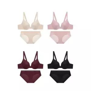 ELLE INNERWEAR 젠틀 글로우 서포트핏 브라 팬티 세트 2360574