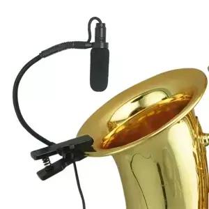 3 핀 4 미니 XLR 색소폰 마이크 슈퍼 카디오이드 3.5mm 트럼펫 음악 관악기 경적 IM-20