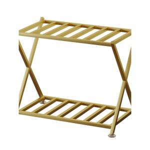 랙 호텔 수하물 가방 40cm 듬직하게 x 이층 러기지랙 두껍게 선반 검게 68 블랙 68x58cm 58 거치대