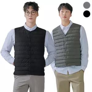 체이스컬트 TWO-WAY넥 경량 다운 VEST/2Color - 멀티