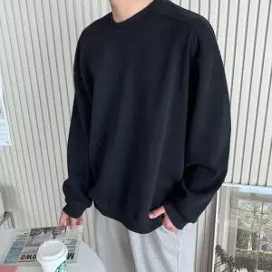 기본 티셔츠 절개 무지맨투맨 남성 맨투맨 남녀공용 긴팔 단색 무지