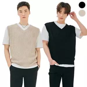 체이스컬트 V-neck VEST/2Color - 멀티