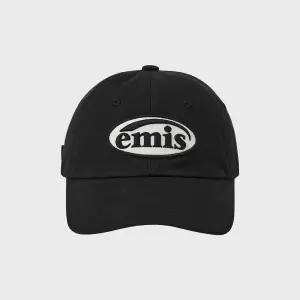 이미스 EMIS TONE ON WAPPEN BALL CAP-BLACK