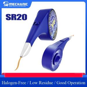 MECHANIC SR20 디 솔더링 와이어 브레이드 윅 주석 리무버 1.0/1.5/2.0/2.5/3.0/3.5mm PCB 용접 재작업 도
