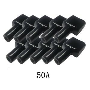 10Pcs 50A 플러그 커버 방수 외장 케이블 카라반 태양 전지 패널 냉장고 배터리 박스