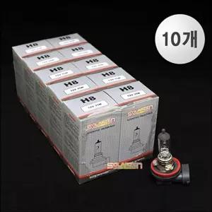 자동차용 할로겐 전구 클리어 H8 10개묶음 1개