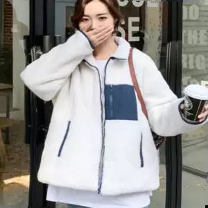 여성 겨울 뽀글이점퍼 이집업 양털자켓 후리스
