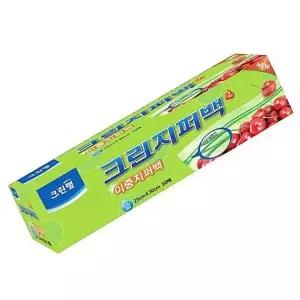크린 크린 지퍼백 25x30x20매 1p 비닐지퍼백 비닐백 비닐팩 지퍼팩 지퍼봉투