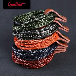 OPENHEART 8 코어 이어폰 케이블 GoDazzle 2.5/3.5/4.4mm MMCX/0.78 2Pin/QDC 실버 도금 구리 업그레이드
