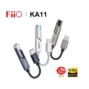 FiiO JadeAudio KA11 USB DAC AMP 안드로이드 iOS 폰용 고해상도 오디오 Type-C ~ 3.5mm 어댑터 동글 DAD25