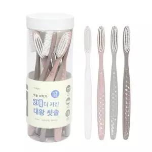 12개입 나무이야기 일반칫솔 칫솔 나무칫솔 큰칫솔 왕칫솔 대왕칫솔