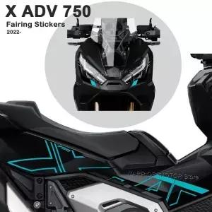 X ADV 750 혼다 2021-2024 페어링 스티커 바디 장식 데칼 안티 스크래치 PVC 키트