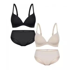 WONDERBRA [2PACK] 퓨징 볼륨 노와이어 브라팬티 세트 2360759