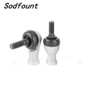 SQ-RS M5 ~ M10 5mm/6mm/8mm/10mm 90 도 커넥터 볼 조인트로드 엔드 오른손 타이 베어링 남성 스틸