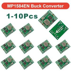 1-10Pcs MP1584EN 조정 가능한 3A DC-DC 컨버터 스텝 다운 전압 레귤레이터 모듈 LM2596s 벅 보드 교체