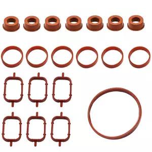 20Pcs 자동차 부품 액세서리 흡기 입구 매니 폴드 가스켓 씰 키트 BMW M47 M57 E46 E53 E60 E63 E65 E87 E9
