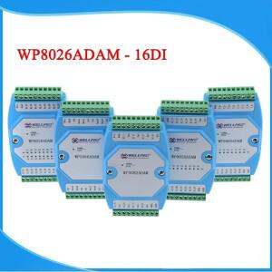 WELLPRO WP8026ADAM 16DI 디지털 입력 모듈 광 커플러 절연 RS485 MODBUS RTU 통신