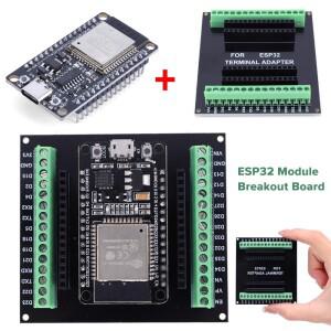 ESP-WROOM-32 ESP32-S 개발 보드, 블루투스 와이파이 모듈, 브레이크아웃 타입 C