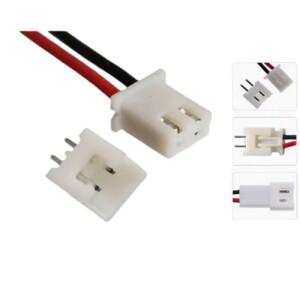 10Pair/15Pair JST XH2.54 피치 2 핀 남성 여성 플러그 배터리 충전 와이어 케이블 커넥터 XH 2.54mm 22AWG
