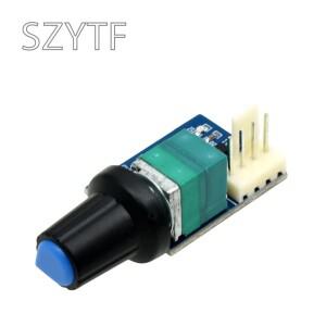 선풍기 조속기 PWM 속도 컨트롤러, 컴퓨터 케이스 팬용 저전력 음소거, 12V 단일 채널 4 핀