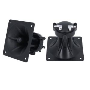 2개/몫 트위터 150W 85MM 압전 라우드 스피커 세라믹 버저 트레블 스퀘어 오디오