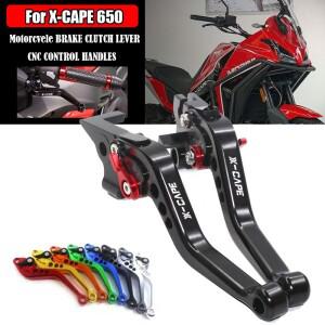 오토바이 CNC 액세서리 모리니 X-Cape 650 649 X MOTOPA 용 짧은 브레이크 클러치 레버 조절 가능한 핸들