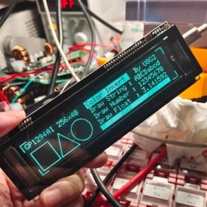 Surenoo 6.1인치 256X48 VFD 인광 스크린 그래픽 도트 매트릭스 LCD 디스플레이 모듈 아두이노 STM32 개발