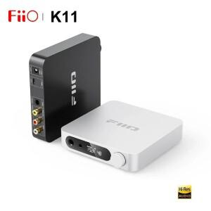 FiiO K11 HiFi 밸런스드 디코더 헤드폰 앰프 USB DAC AMP 고해상도 오디오 1400mW 전력 384kHz/24Bit DSD25