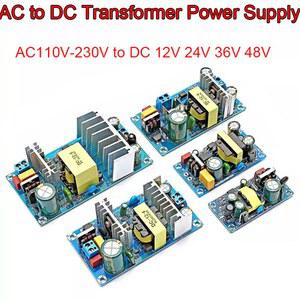 AC 110V/220V DC 12V 24V 36V 48V 절연 스위치 전원 공급 장치 1A 2A 4A 6A 7A 9A 스텝 다운 변압기 베어 보드 모듈