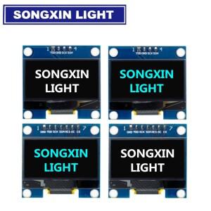 OLED LCD 디스플레이 모듈, 1.3 인치, 화이트, 블루, 128X64SPI/IIC I2C 통신 색상,