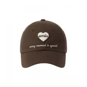 EMIS HEART WAPPEN BALL CAP-BROWN