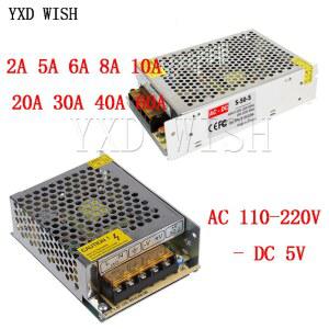 DC 5V 2A 3A 4A 5A 6A 8A 10A 20A 30A 40A 60A Led 스위치 전원 공급 장치 변압기 정전류 Led 전원 드라이버 어댑터 5