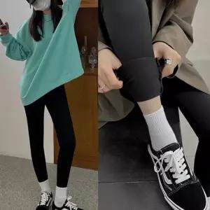 겨울여성운동복 여자 간절기 봄 가을 부드러운 운동복 외출복 레깅스