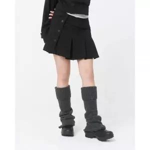 미세키서울 MISEKI SEOUL Pleats wrap mini skirt BLACK MSK254SK11BK 157603