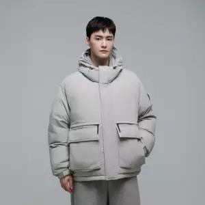 내셔널지오그래픽 N244UDW100 쿠온 아웃포켓 구스 다운 점퍼 ICE GREY 2151649