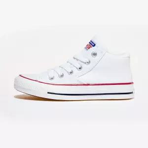 컨버스 척테일러 몰든 스트리트 미드 화이트 - WHITE/RED/BLUE