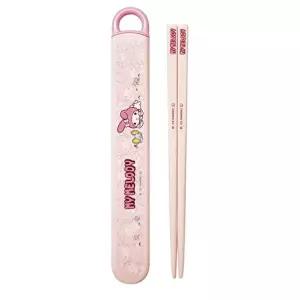 [스케이터]고품질 스케이터 젓가락세트 마이멜로디 숨바꼭질 슬라이드 젓가락 16.5cm 젓가락세트 숨바꼭질