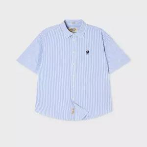 후아유 스티브 Seersucker Loose fi티셔츠s WHYWG2512F 4735007