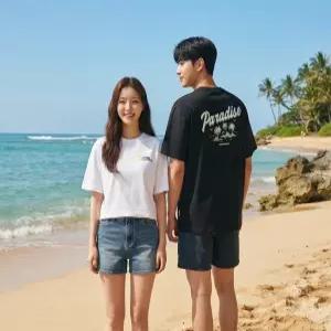내셔널지오그래픽 N242URG560 공용 유니 컨셉그래픽 워터 반팔티 2 세미오버핏IC 2151261