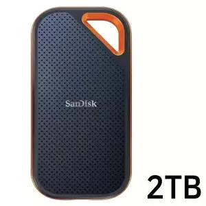 고품질 샌디스크 Extreme Pro Portable SSD V2 외장하드 (SSDE81) (2TB) Pro SSD SSDE81 2TB WFQ646F