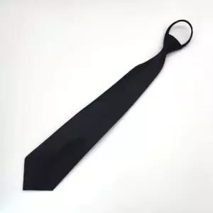 자동 지퍼 넥타이 블랙 기본 남자패션 정장