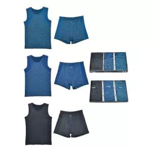 (사이즈:110-120 | 색상:유색3매입)남자 빅사이즈 트렁크 런닝 팬티 세트 3개입어버이날선물 인견 신사 기