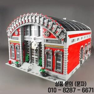 7432PCS 도시 인기 거리 풍경 모형 기차역 DIY 창의력 개발 14세 이상 장난감 조립 퍼즐 생일 선물