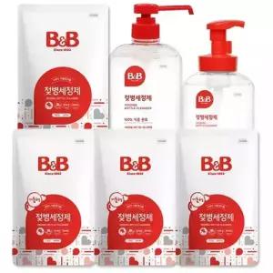 비앤비 젖병세정제 거품형 리필 400ml x 3개 액상