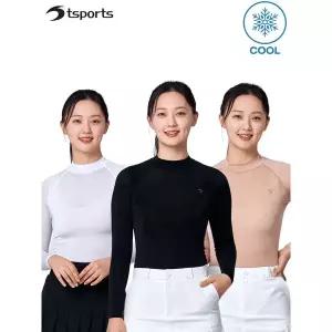 여성 골프이너웨어 기능성 자외선차단 냉감 쿨티셔츠 UV차단 쿨링 골프웨어 언더레