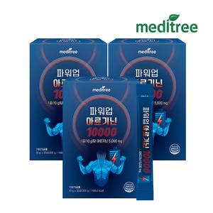 메디트리 파워업 아르기닌 10000 피로회복 고함량 L아르기닌 타우린 아연 3박스 야관문 마카 복분자 흑마늘