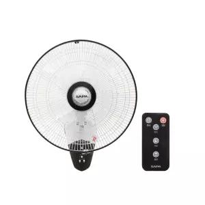 싸파 벽걸이 리모컨 선풍기 SPF-616R 16형 가정 사무 업소용/리모콘/5엽/공기순환/저소음/
