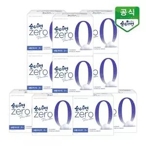 [보리보리/깨끗한나라]순수한면 생리대 제로 슈퍼롱 오버나이트 8P x 10팩